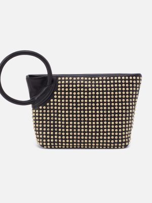 Maggie Clutch In Smooth Leather - Black