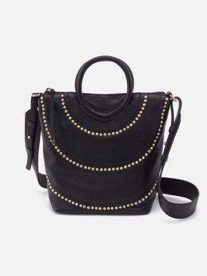 Maggie Crossbody In Smooth Leather - Black