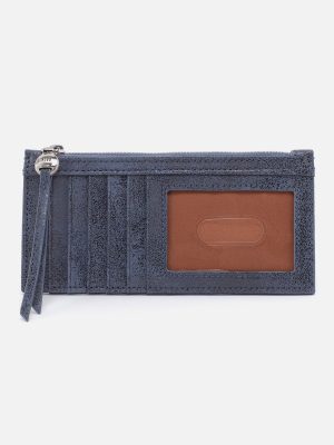 Carte Card Case in Buffed Leather - Indigo Sky