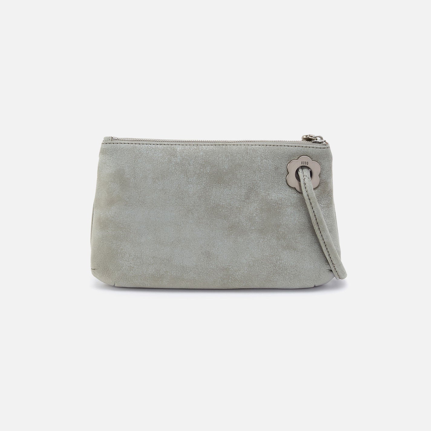 Daisy Daze Large Wristlet In Buffed Leather - Misty Harbor - Image 5