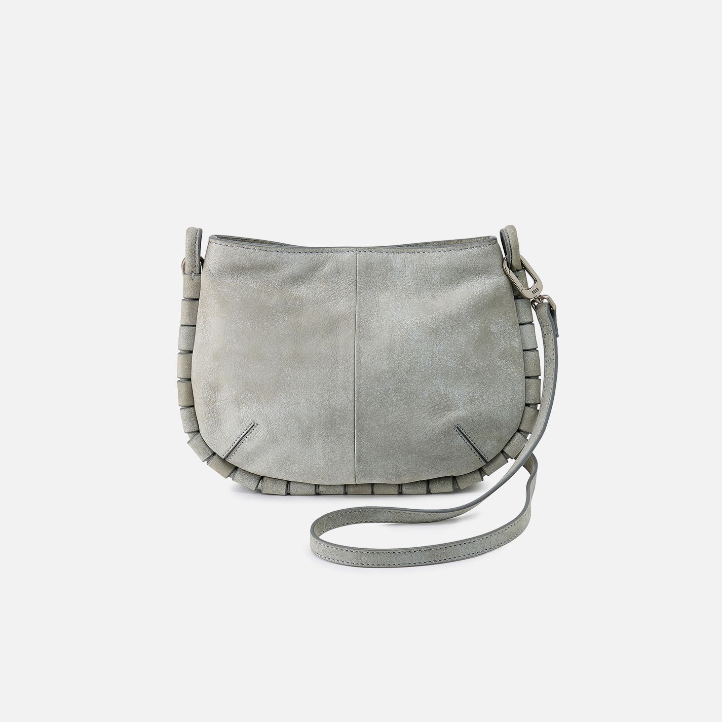 Phoebe Crossbody In Buffed Leather - Misty Harbor