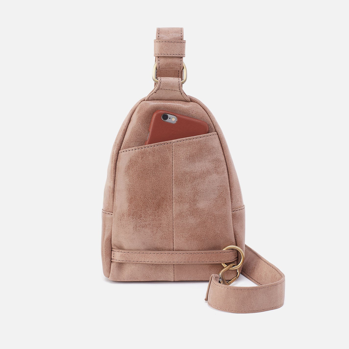 Fern Sling in Buffed Leather - Hazel - Image 6