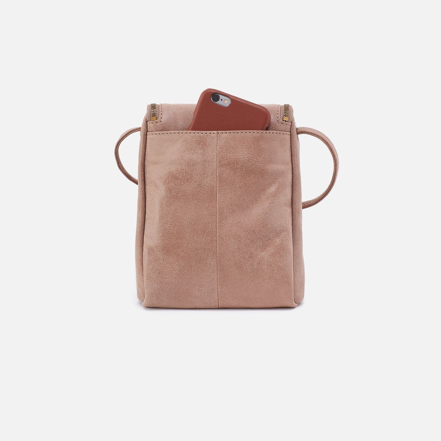Fern Crossbody in Buffed Leather - Hazel - Image 4