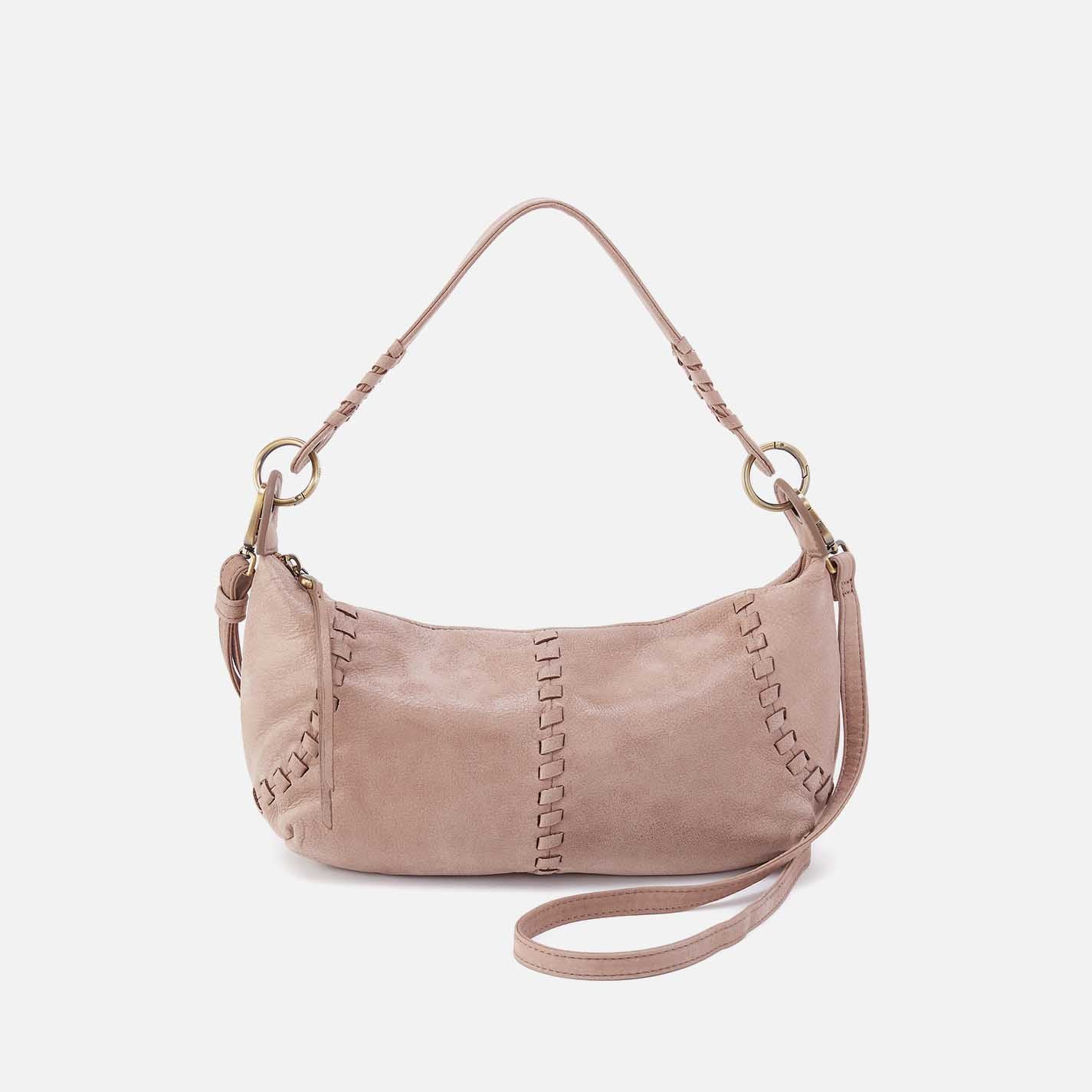 Opal Mini Shoulder in Buffed Leather - Hazel