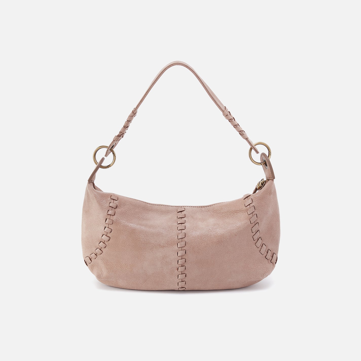 Opal Mini Shoulder in Buffed Leather - Hazel - Image 5
