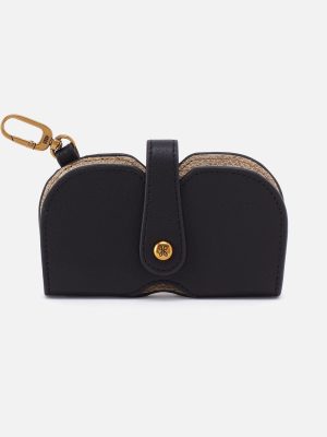 Blink Glasses Holder in Pebbled Leather - Black