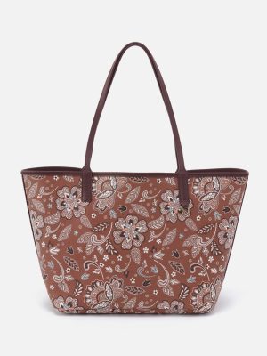 All That Tote in Coated Canvas - Country Road Bloom Canvas