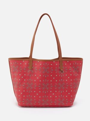 All That Tote In Coated Canvas - Red Journey Bandana