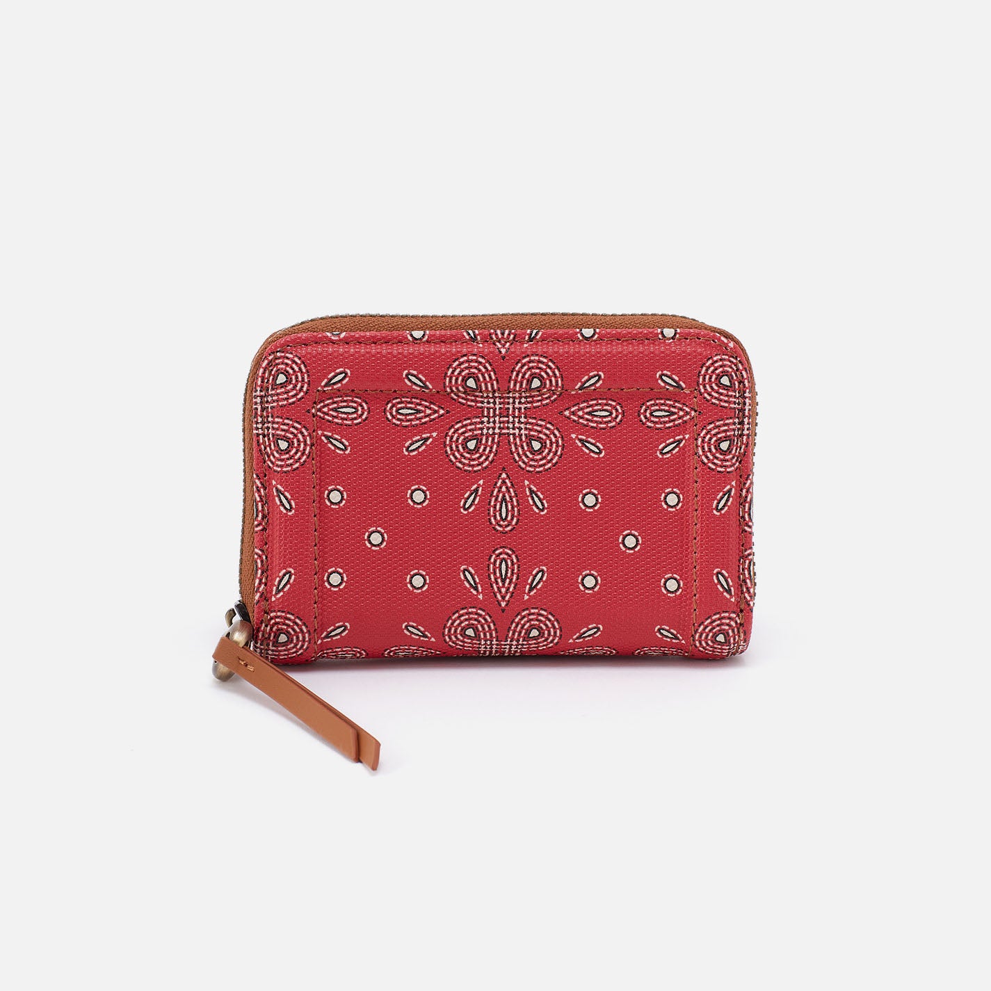 Soma Small Wallet In Coated Canvas - Red Journey Bandana