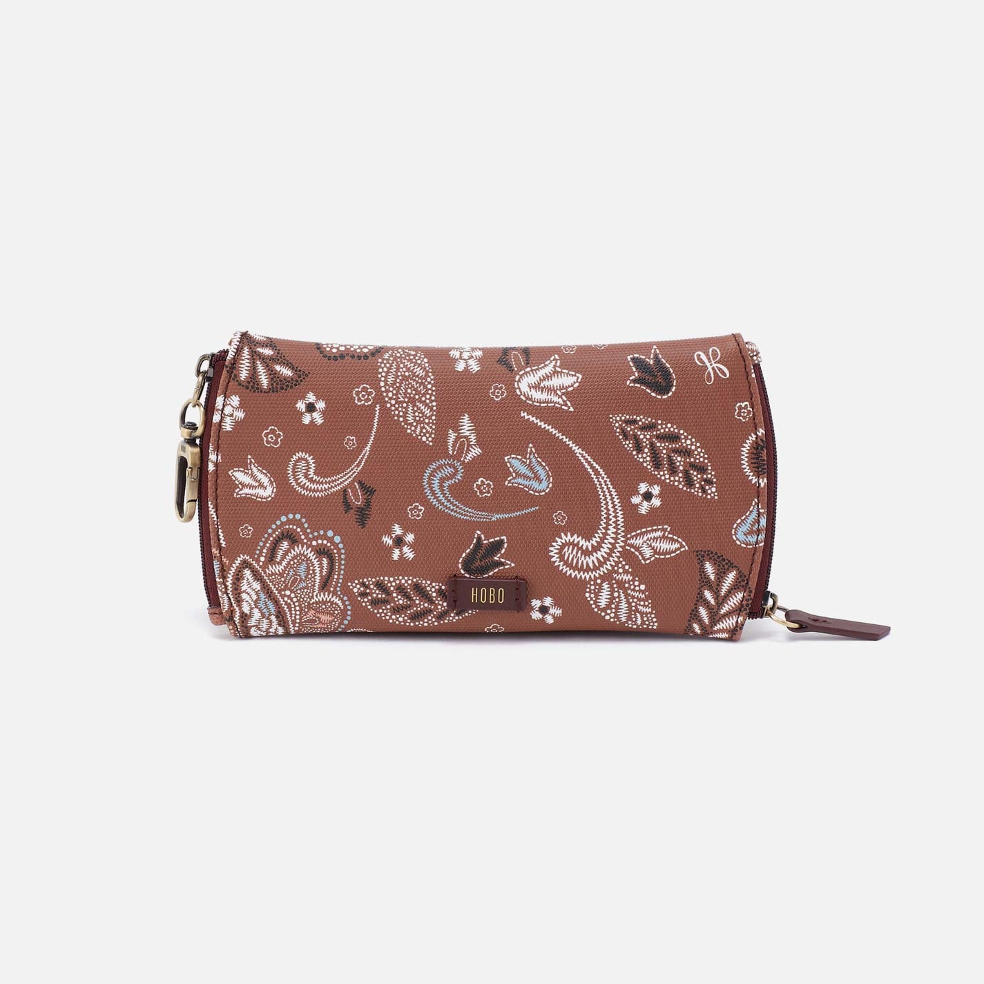 Spark Double Eyeglass Case in Coated Canvas - Country Road Bloom Canvas - Image 3