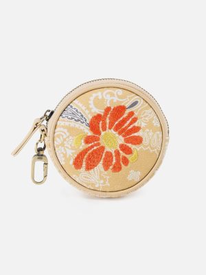 Revolve Bag Charm In Canvas - Sunset Bandana
