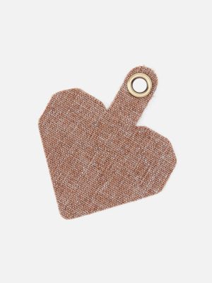 Phone Tether Tab in Fabric - Brown