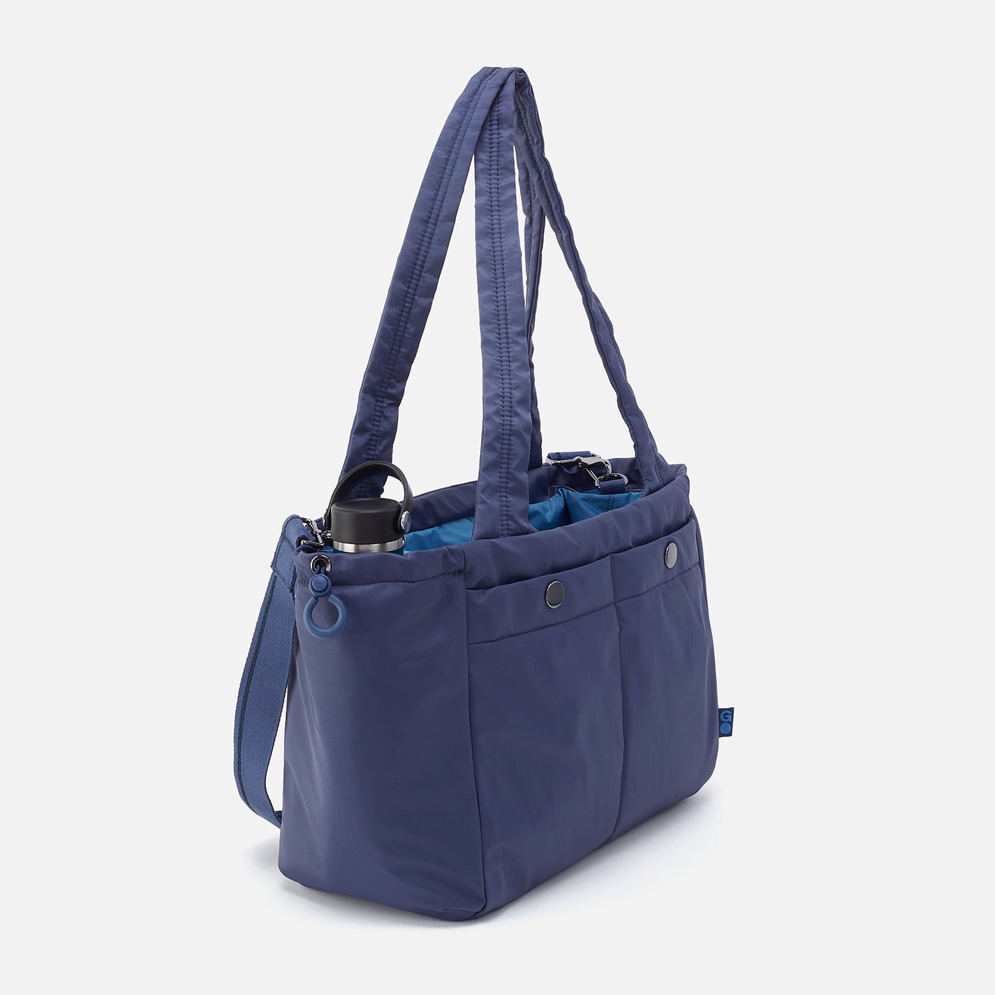 ALL IN ONE Tote in CaRefiber recycled nylon - Ocean - Image 6