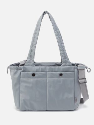 ALL IN ONE Tote in CaRefiber recycled nylon - Stone