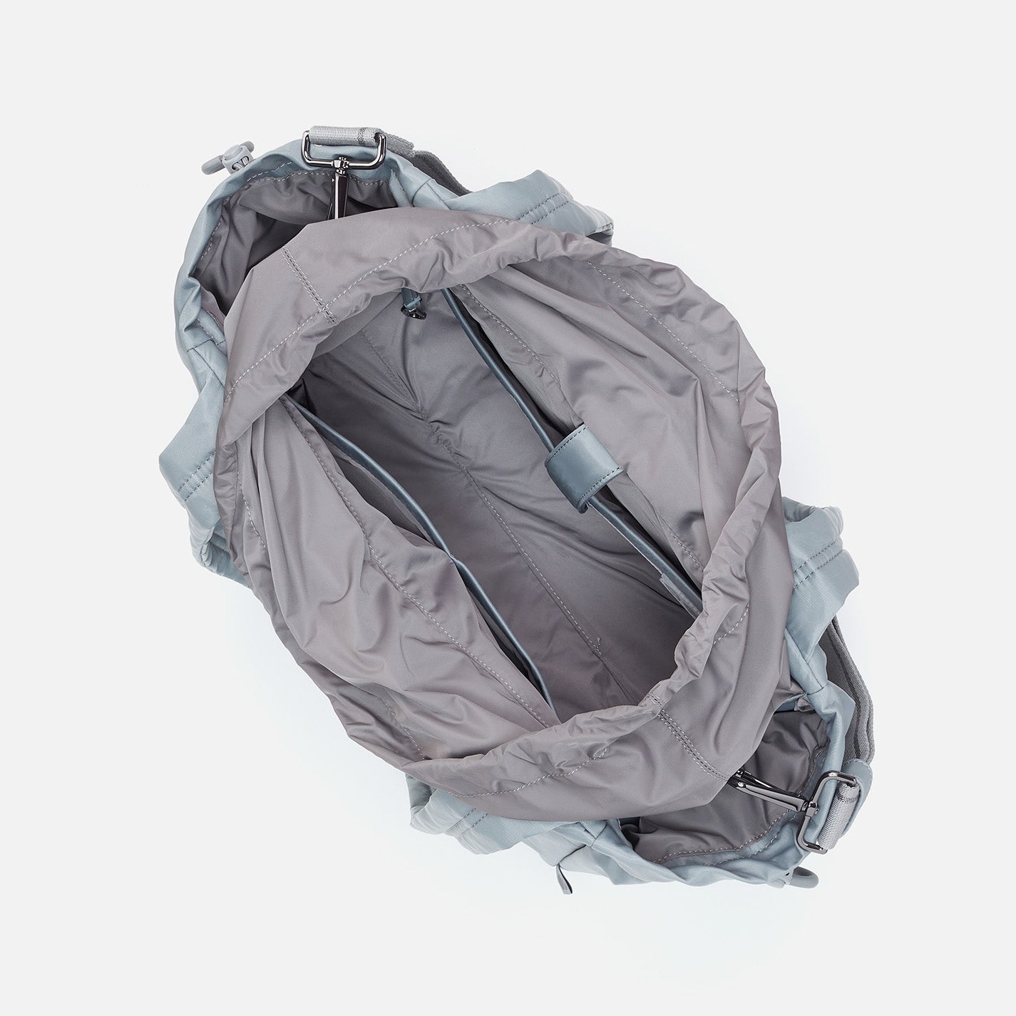 ALL IN ONE Tote in CaRefiber recycled nylon - Stone - Image 4