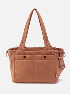 ALL IN ONE Tote in CaRefiber recycled nylon - Dune