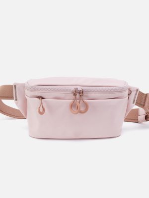 BE HOLD Belt Bag in CaRefiber recycled nylon - Lotus