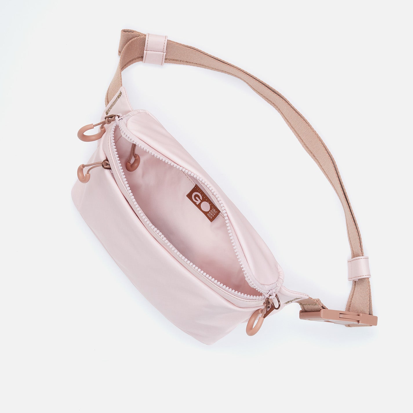 BE HOLD Belt Bag in CaRefiber recycled nylon - Lotus - Image 5