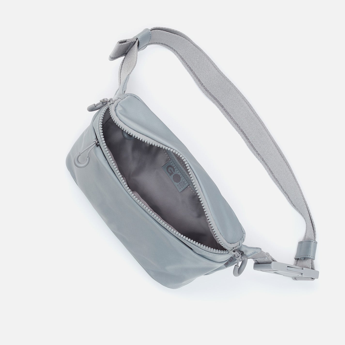 BE HOLD Belt Bag in CaRefiber recycled nylon - Stone - Image 4