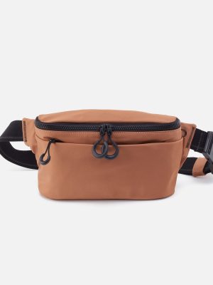 BE HOLD Belt Bag in CaRefiber recycled nylon - Dune