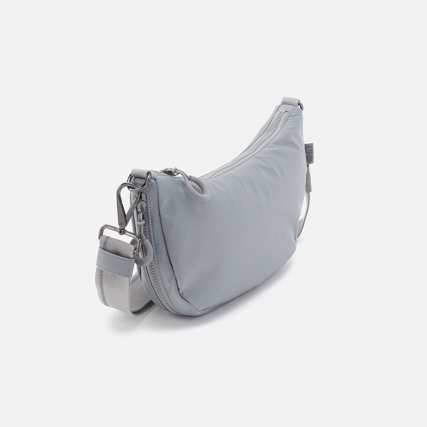 EVERY WEAR Crossbody in CaRefiber recycled nylon - Stone - Image 5