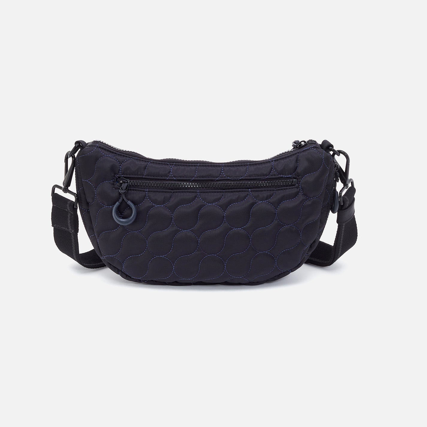EVERY WEAR Quilted Crossbody in CaRefiber recycled nylon - Jet with Ocean Quilt - Image 7