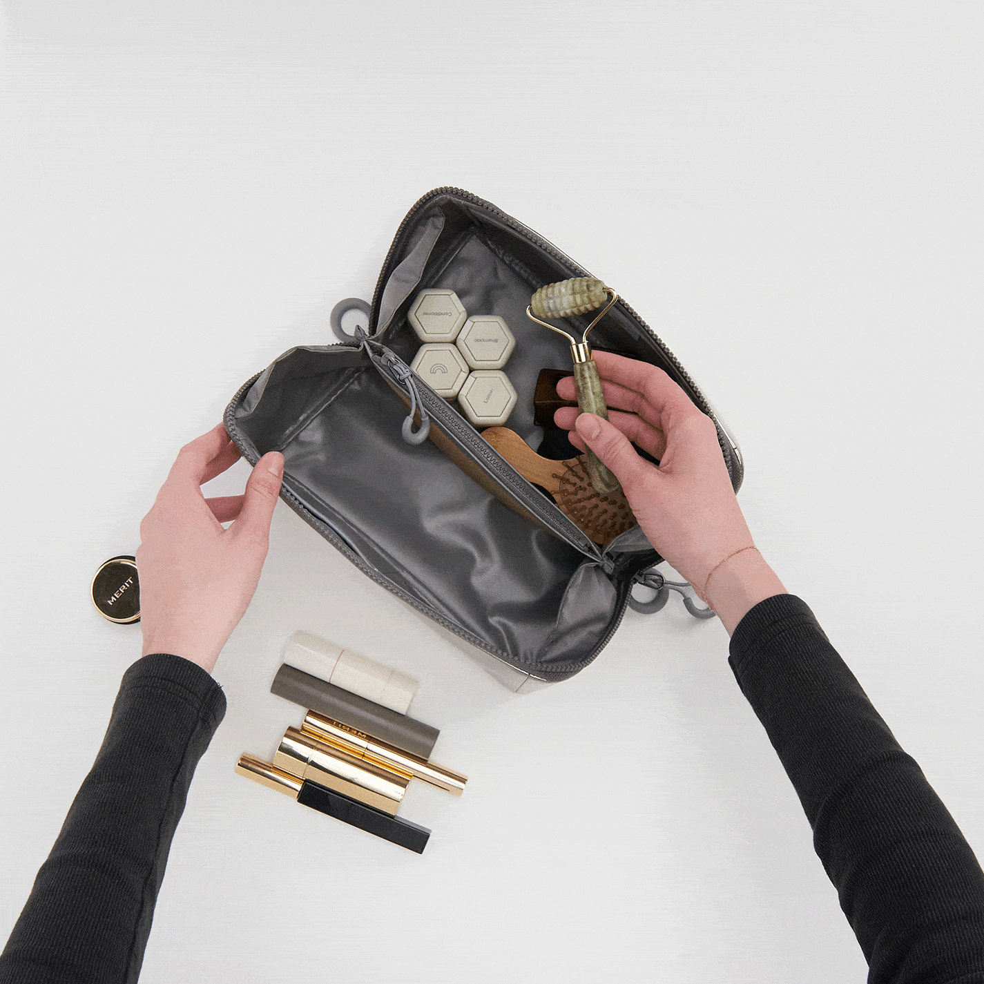 FULL GEAR Kit Large in EverShine nylon - Quicksilver Metallic - Image 3