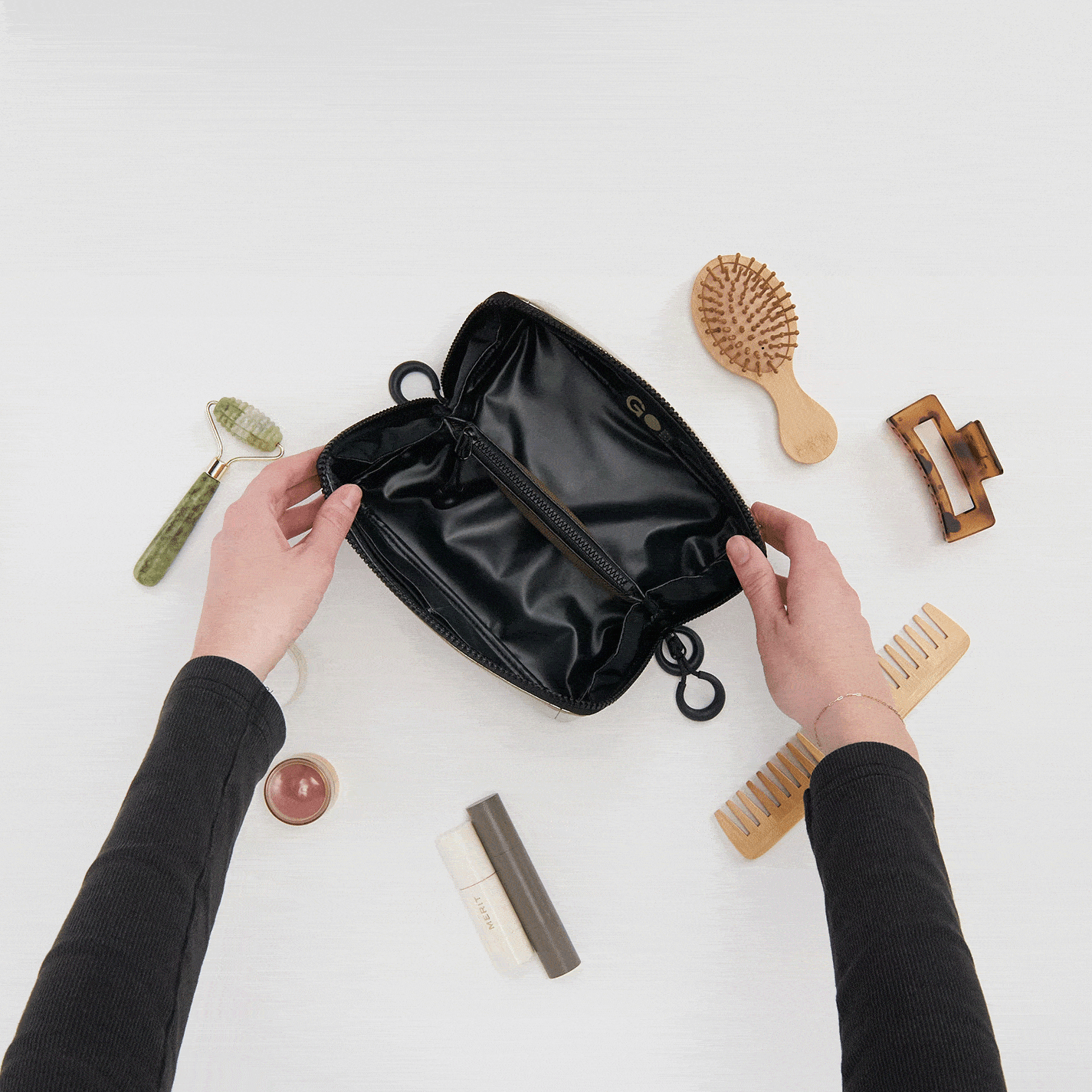 FULL GEAR Kit Small in EverShine nylon - Coffee Gold Metallic - Image 3