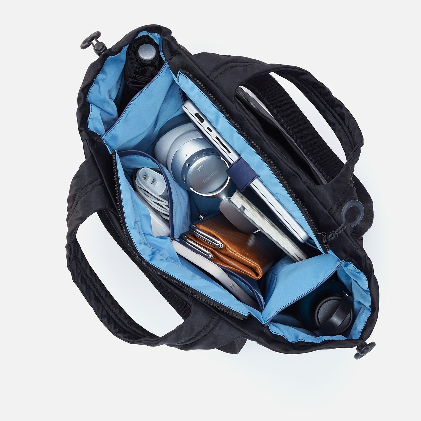 PLACES TO GO Tote in CaRefiber recycled nylon - Dune - Image 6