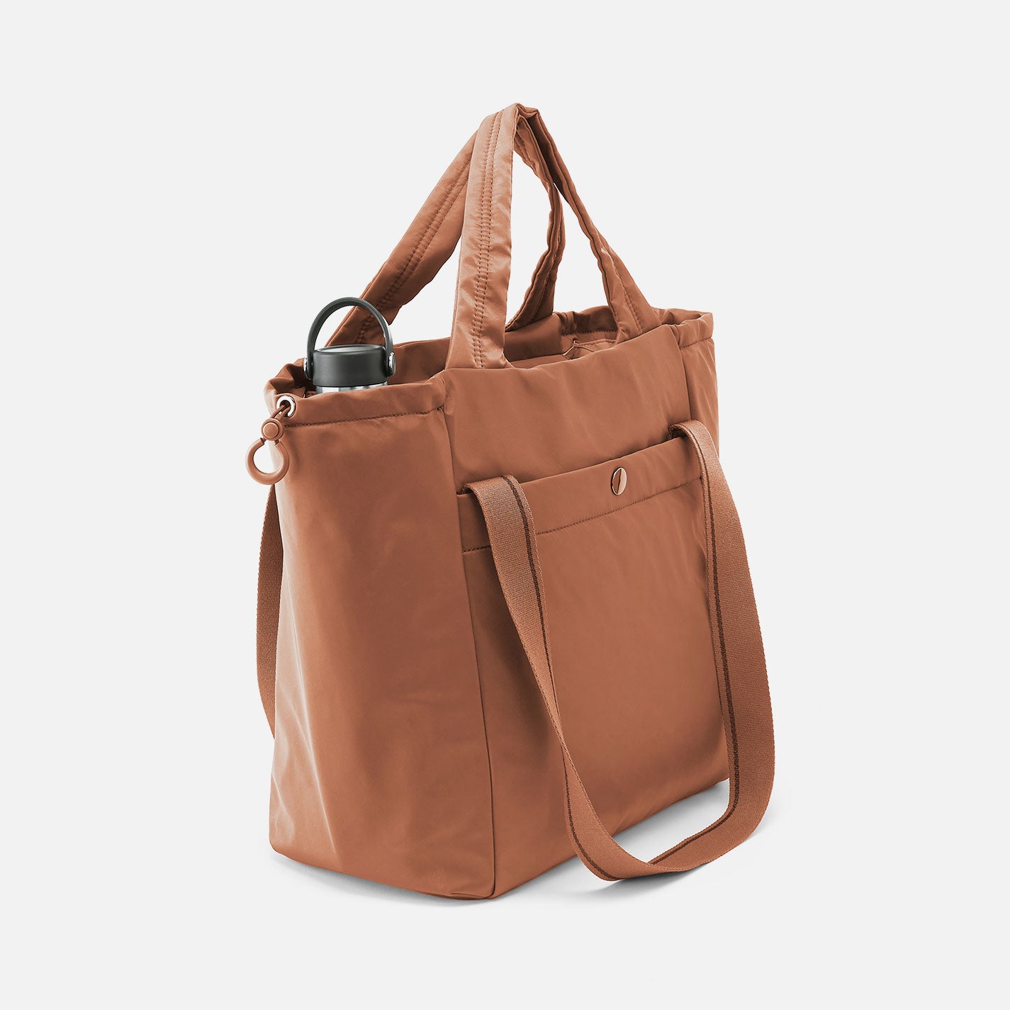 PLACES TO GO Tote in CaRefiber recycled nylon - Dune - Image 3