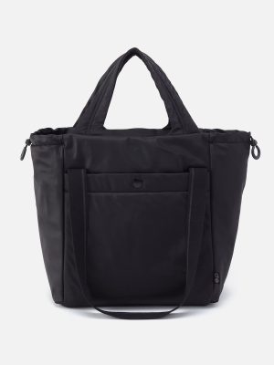 PLACES TO GO Tote in CaRefiber recycled nylon - Jet