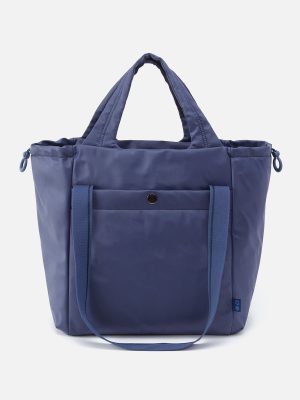PLACES TO GO Tote in CaRefiber recycled nylon - Ocean