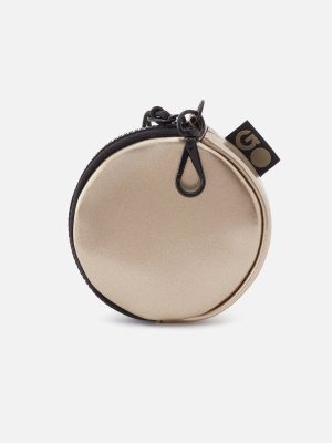 TAG ALONG Clip-on in EverShine nylon - Coffee Gold Metallic