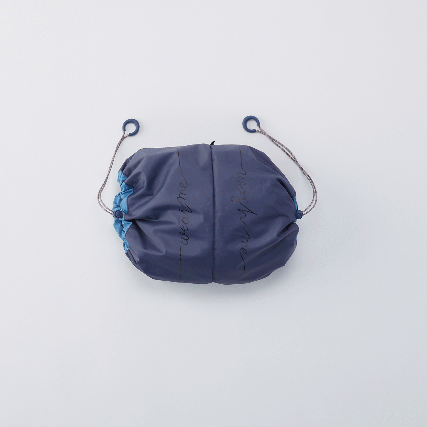 WEAR ME > WASH ME Pack Sack in CaRefiber recycled nylon - Ocean - Image 5