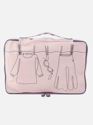 SET TO GO Packing Cube Large in CaRefiber recycled nylon - Lotus