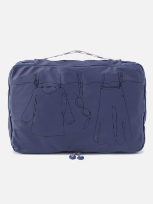 SET TO GO Packing Cube Large in CaRefiber recycled nylon - Ocean