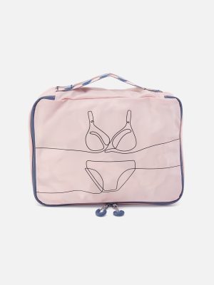 SET TO GO Packing Cube Medium in CaRefiber recycled nylon - Lotus