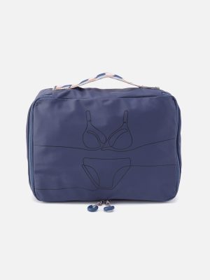 SET TO GO Packing Cube Medium in CaRefiber recycled nylon - Ocean