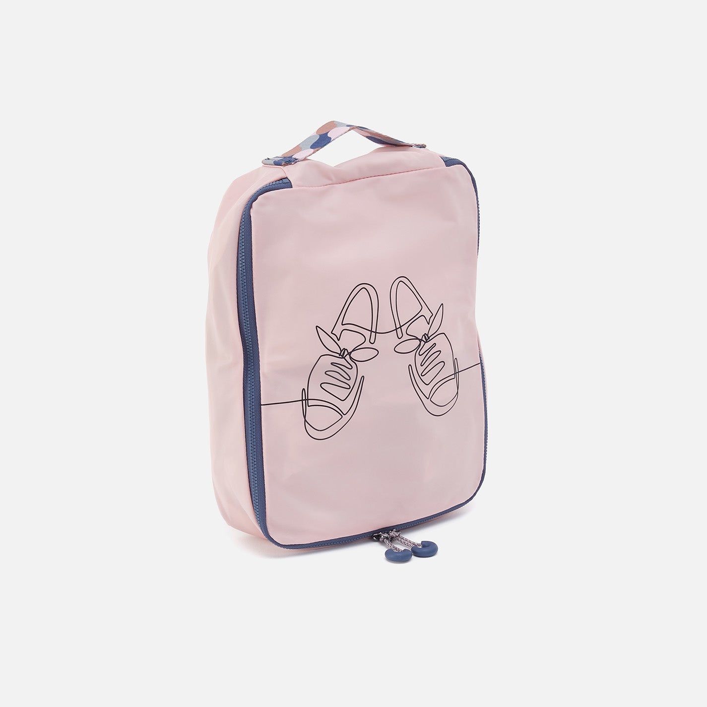 SET TO GO Shoe Packing Cube in CaRefiber recycled nylon - Lotus - Image 2