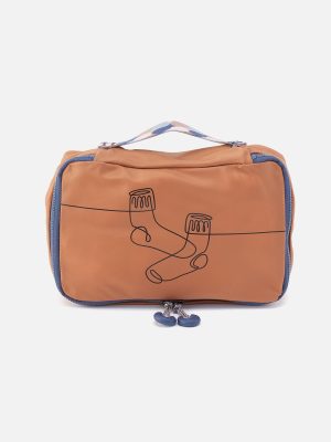 SET TO GO Packing Cube Small in CaRefiber recycled nylon - Dune