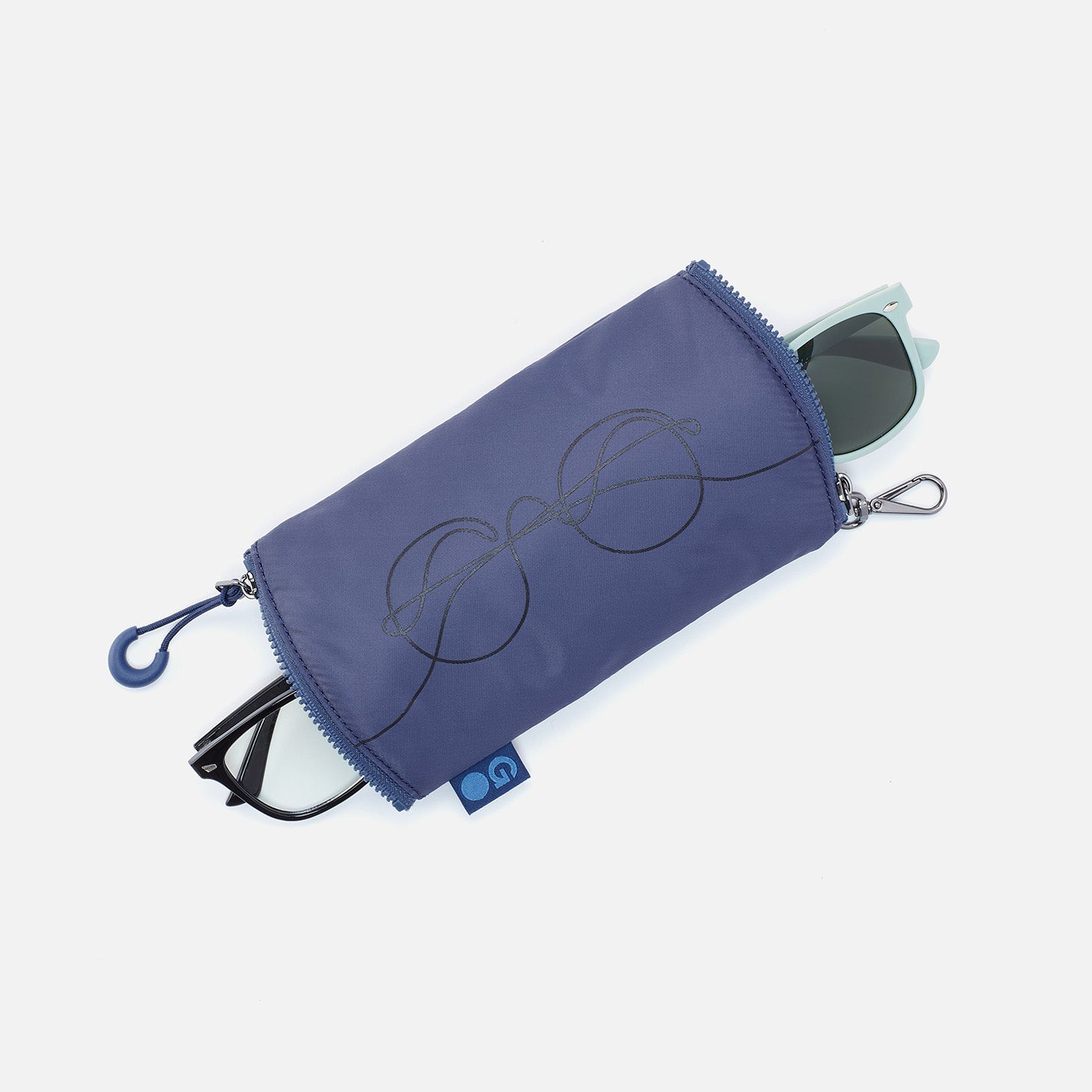 DOUBLE VISION Clip Eyewear Organizer in CaRefiber recycled nylon - Lotus - Image 3