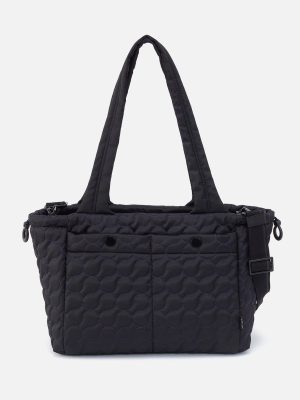 ALL IN ONE Tote in CaRefiber recycled nylon - Quilted Jet