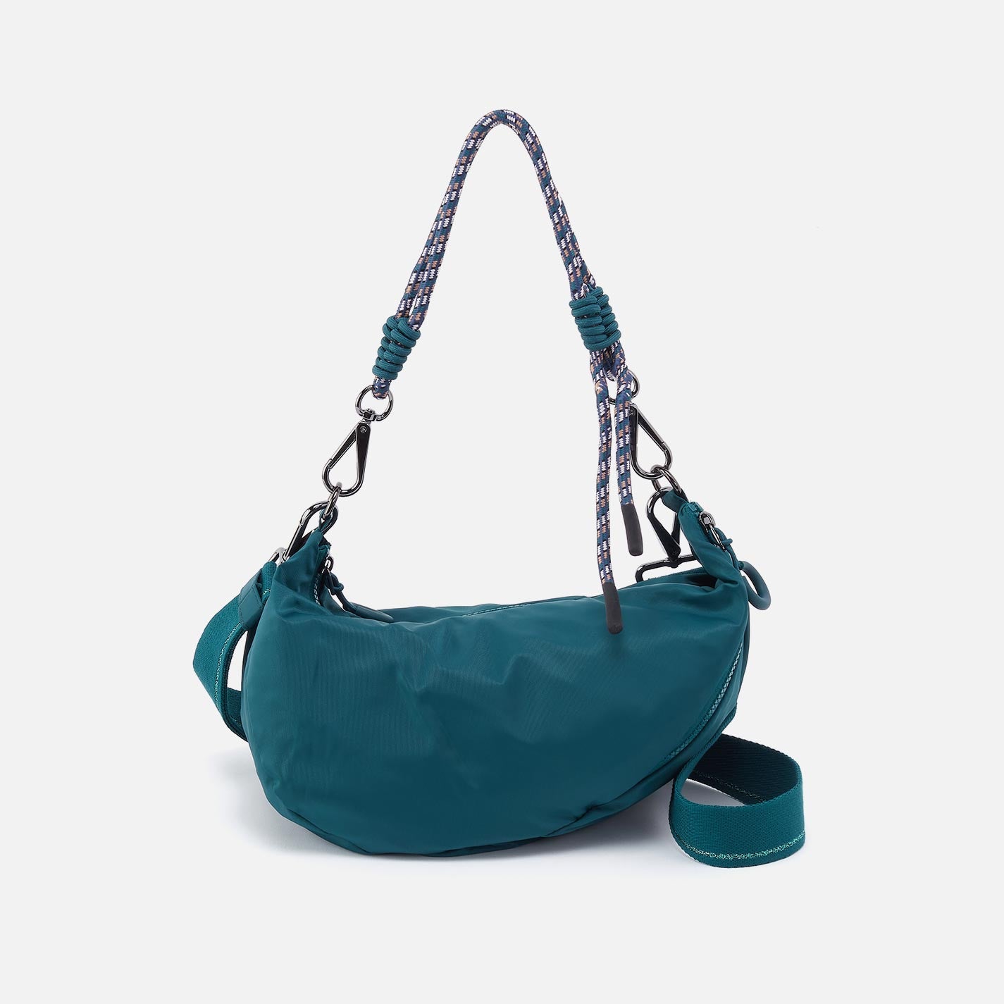 GO FOR IT Sling Crossbody in CaRefiber recycled nylon - Teal