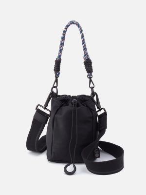 QUICK CINCH CROSSBODY in CaRefiber recycled nylon - Jet