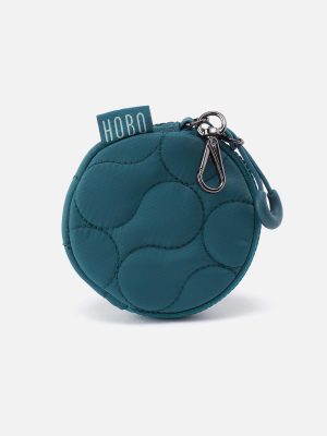 TAG ALONG Quilted Clip-On in CaRefiber recycled nylon - Teal