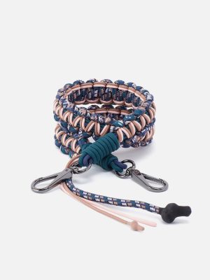 GO-TIME Strap in Poly nylon cording - Teal Multi