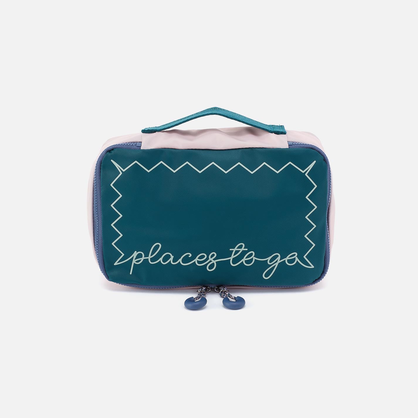 SET TO GO Packing Cube Small in CaRefiber recycled nylon - Teal