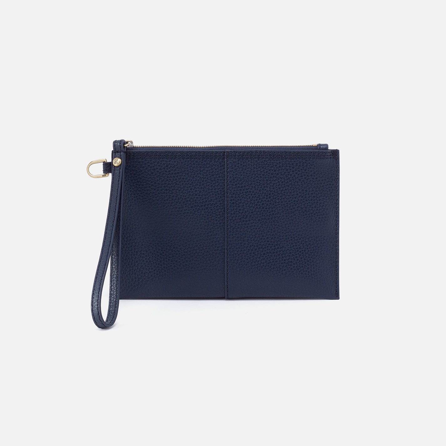Vida Small Pouch in Micro Pebbled Leather - Mood Indigo