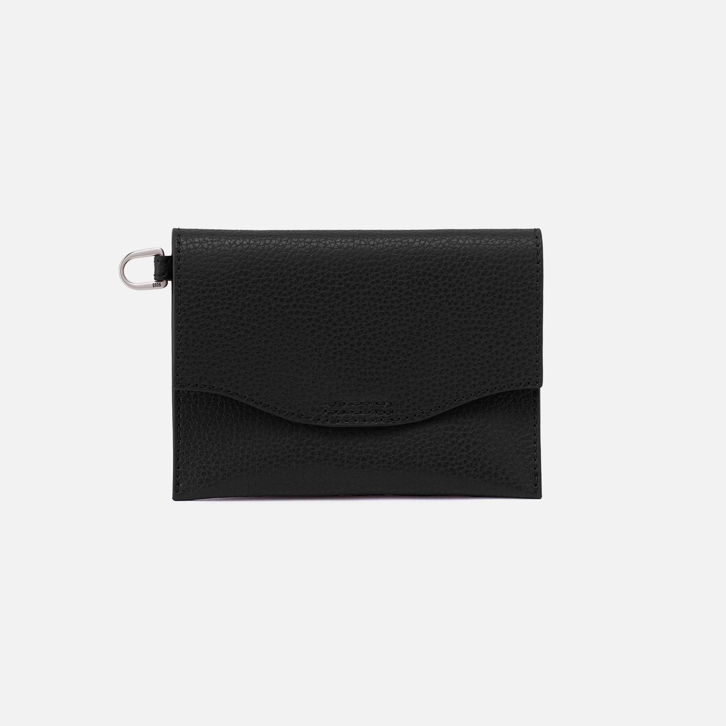 Vida Passport In Micro Pebbled Leather - Black