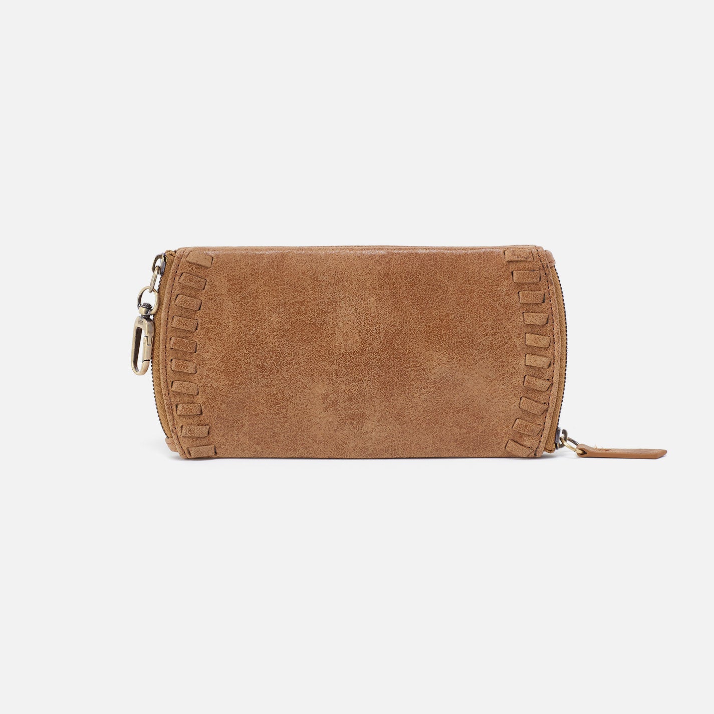 Spark Double Eyeglass Case In Buffed Leather - Whiskey - Image 4